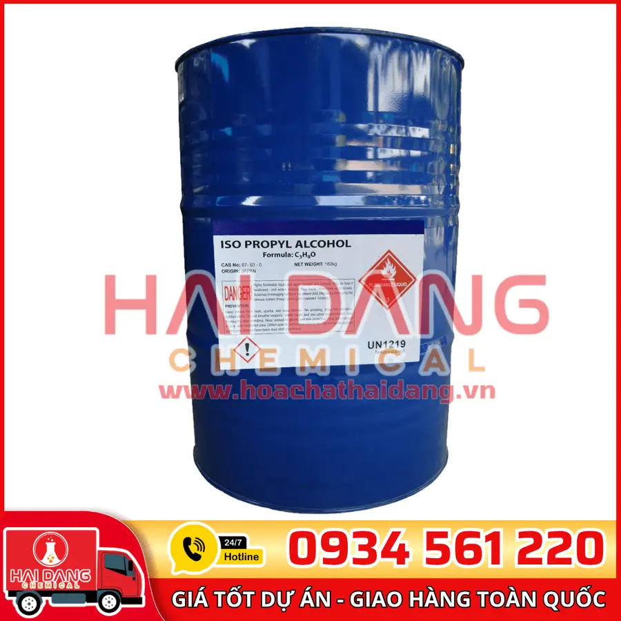 Iso Propyl Alcohol IPA Nhật Bản 160kg