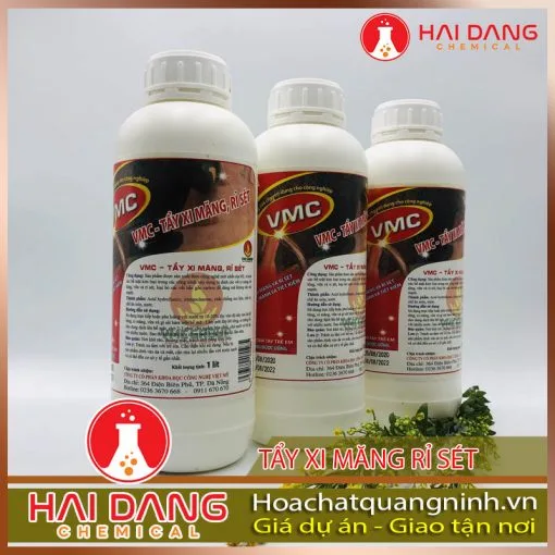 Hóa Chất Tẩy Cáu Cặn Xi Măng Rỉ Sét Vmc