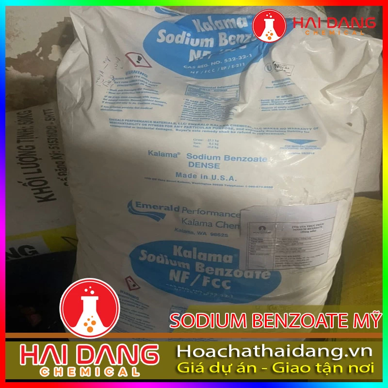 Phụ Gia Bảo Quản Bánh Kẹo Sodium Benzoate Kalama