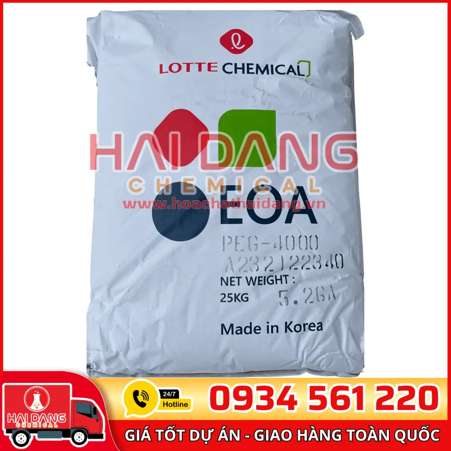 Polyethylene Glycol 4000 PEG 4000  Hàn Quốc