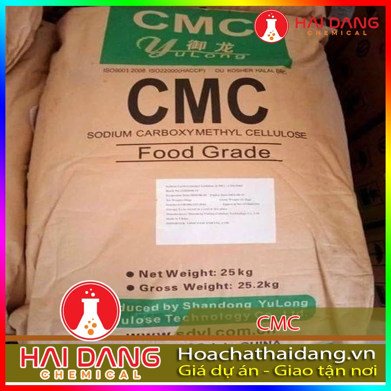 Phụ Gia Làm Bánh Kẹo Nước Giải Khát Bột CMC- Sodium Carboxymethyl China