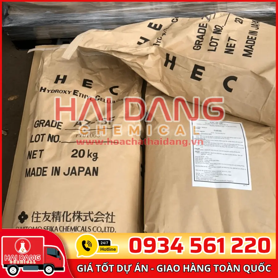 Hydroxy Ethyl Cellulose HEC Nhật Bản