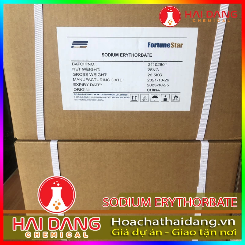 Phụ Gia Làm Bánh Kẹo Chất Bảo Quản E316 Sodium Erythorbate