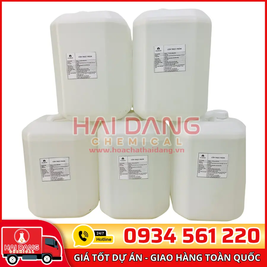 Cồn Thực Phẩm Ethanol 96% C2H5OH Việt Nam