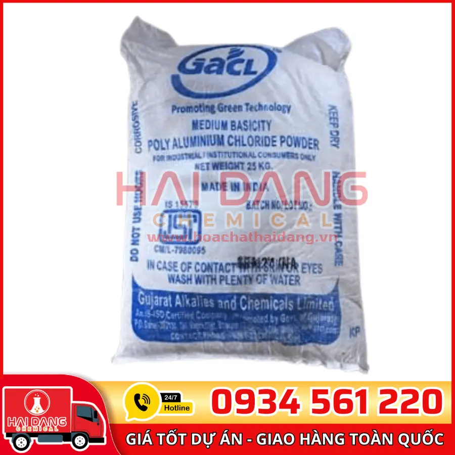 Polyaluminium Chloride Pac AL2O3 30% Ấn Độ