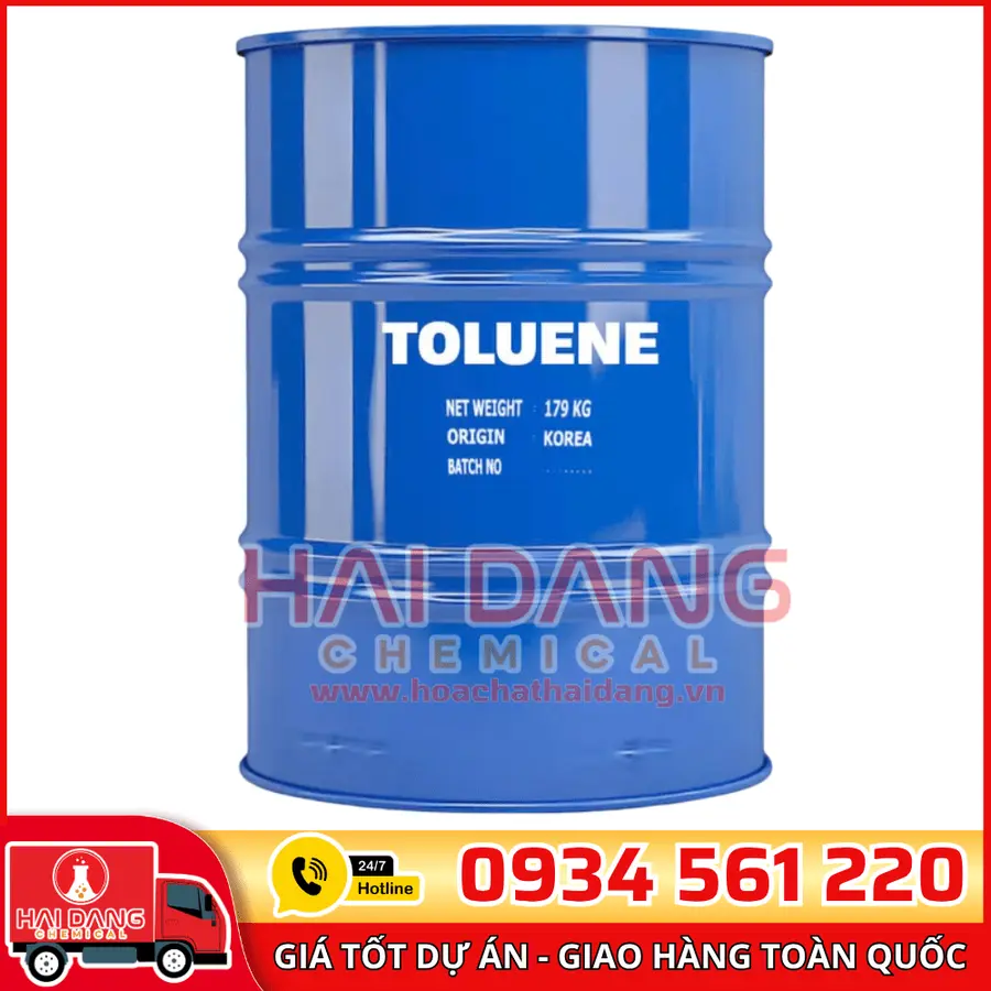 Toluene C7H8 Hàn Quốc Phuy 179kg 