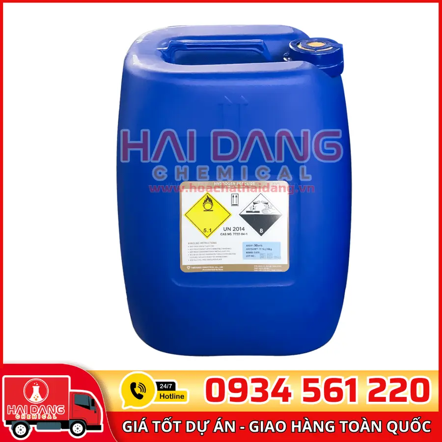Oxy Già Hydrogen Proxide H2O2 50% Hàn Quốc 