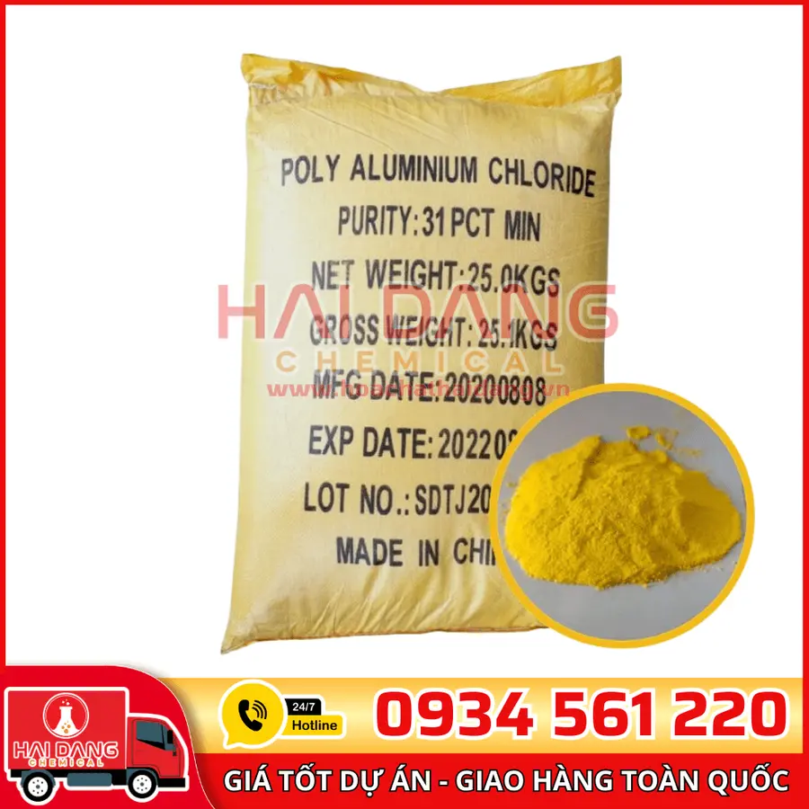 Polyaluminium Chloride Pac AL2O3 Trung Quốc  31%