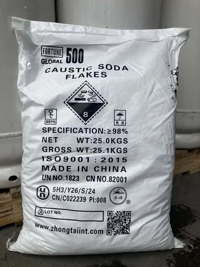 Xút Vảy NaOH 98% Trung Quốc 25kg/bao