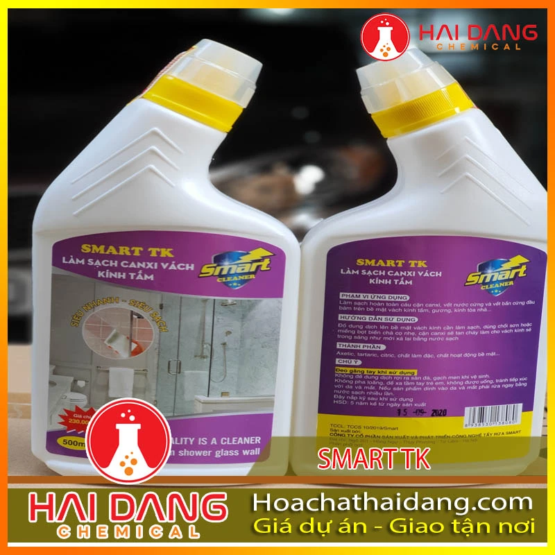 Hóa Chất Tẩy Cáu Cặn Kính Smart TK