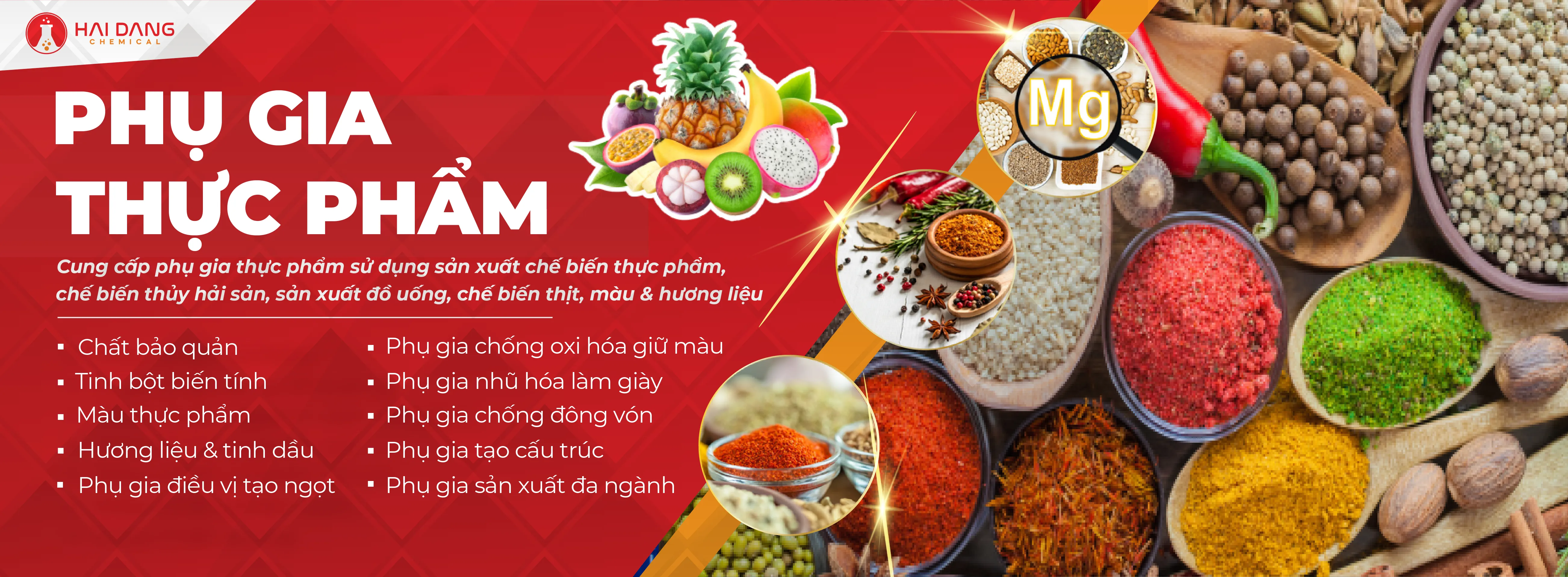 PHỤ GIA THỰC PHẨM